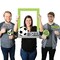 Big Dot of Happiness Goaaal - Soccer - Birthday Party or Baby Shower Selfie Photo Booth Picture Frame and Props - Printed on Sturdy Material